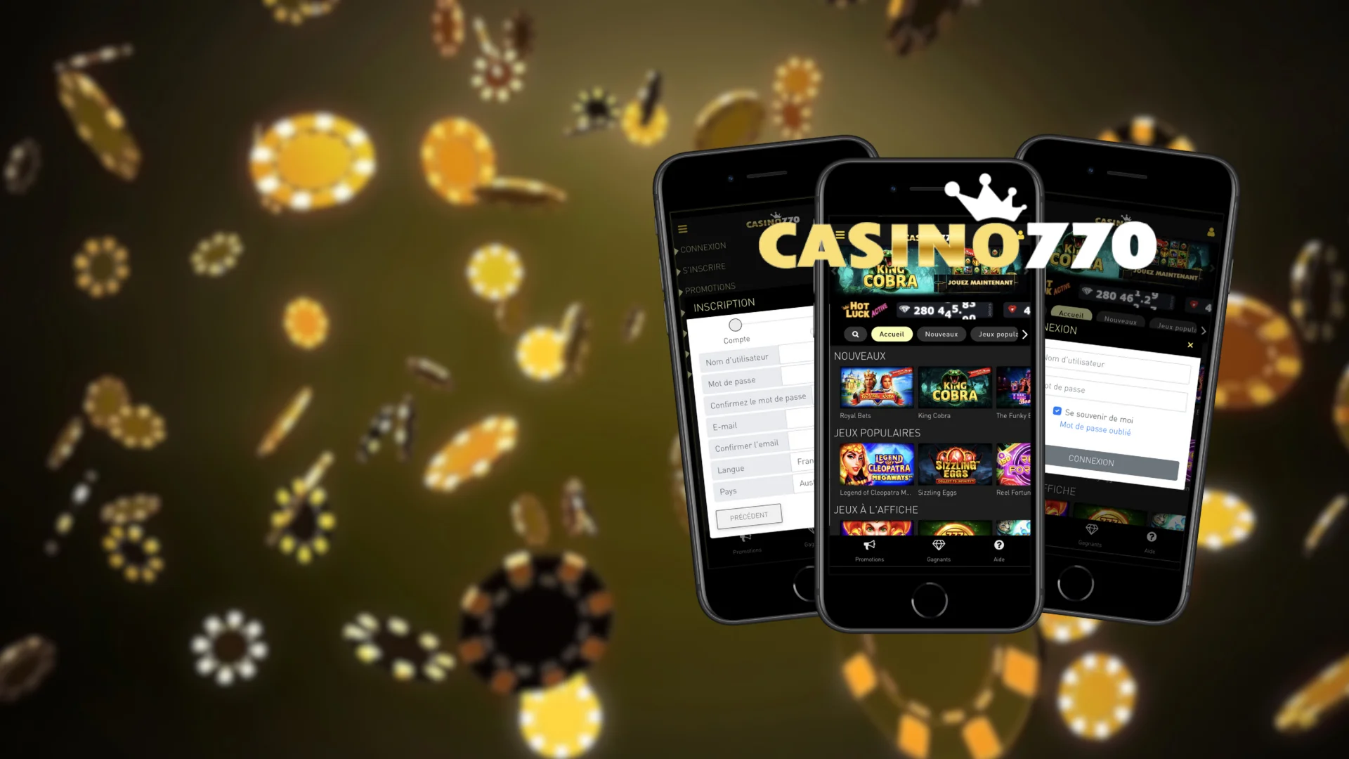 Profitez de l'expérience ultime de jeu mobile sur 770 casino en ligne Profitez de l'expérience ultime de jeu mobile sur 770 casino